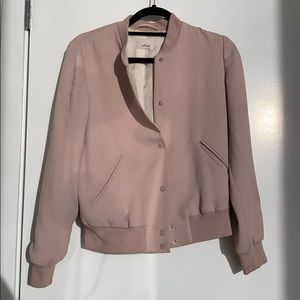 Blush aritzia Wilfred bomber jacket